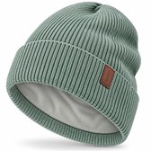 BOTC Muts - Winter Muts - One size - Unisex - Muts dames - Muts heren - Lichtgroen