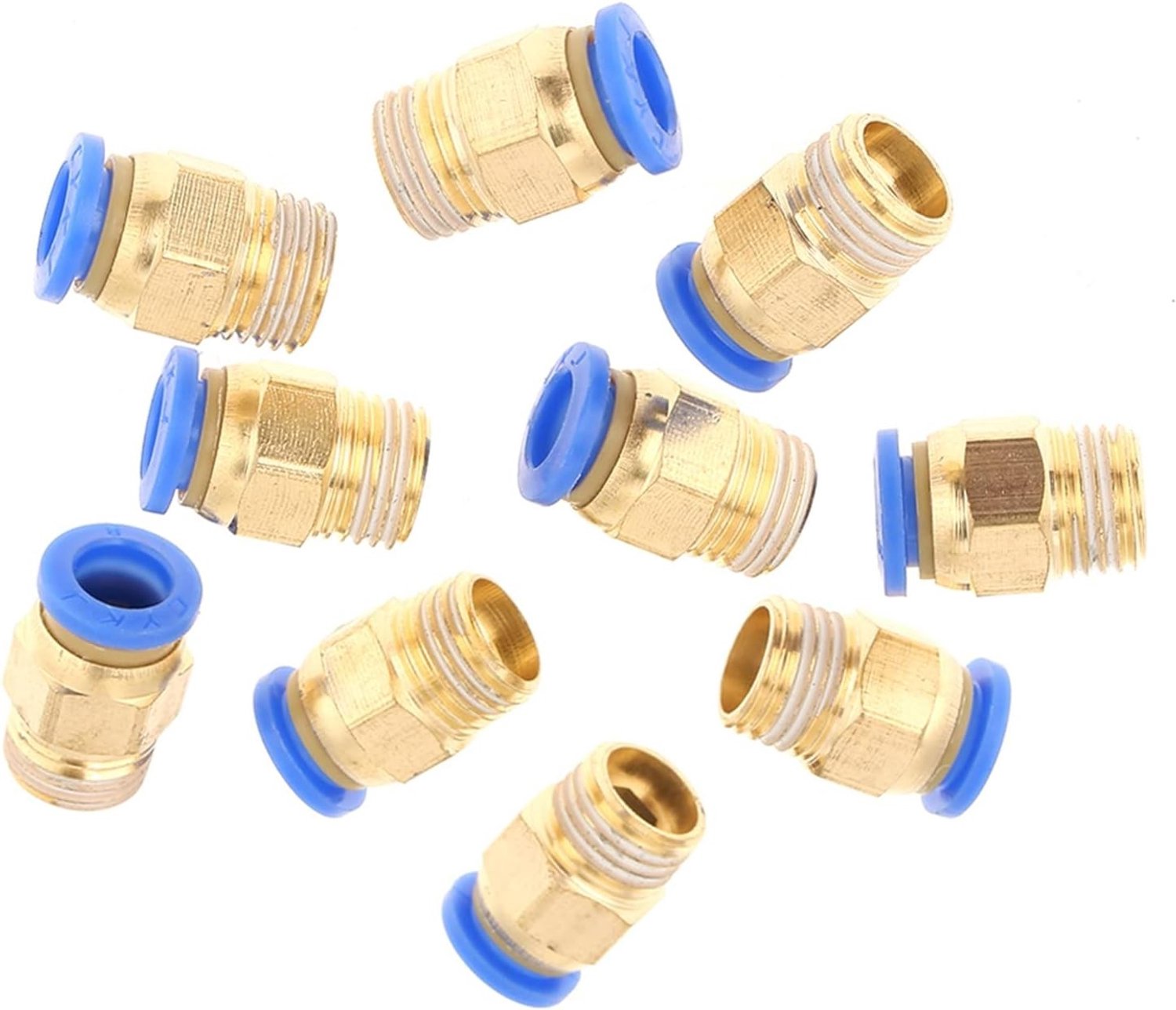 10 Stuks Pneumatische Snelle Aansluitingen met 8mm Diameter voor Efficiënte Afsluiting en Verbinding