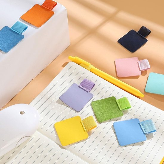 12 stuks Leuchtturm pennenlus, zelfklevend, vuurtoren, penhouder, boek, kleur pennenhouder, notitieboek, voor notitieboeken, mappen en planner — afbeelding 5