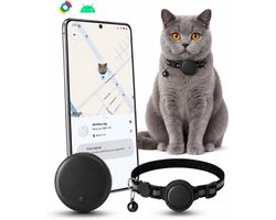 GPS-tracker kat voor Android, kattentracker met halsband, compatibel met Google Find Hub, zonder ABO, bluetooth-tag - ShopVlot