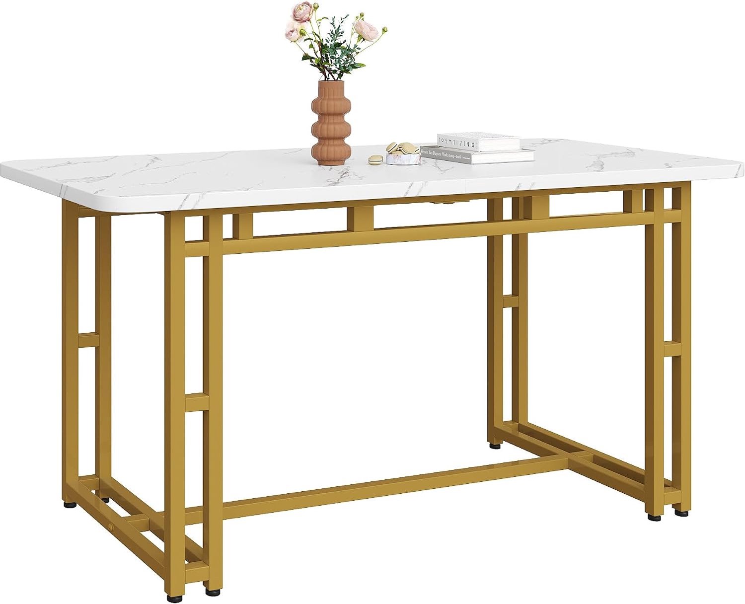 Eettafel Gouden Metalen Poten