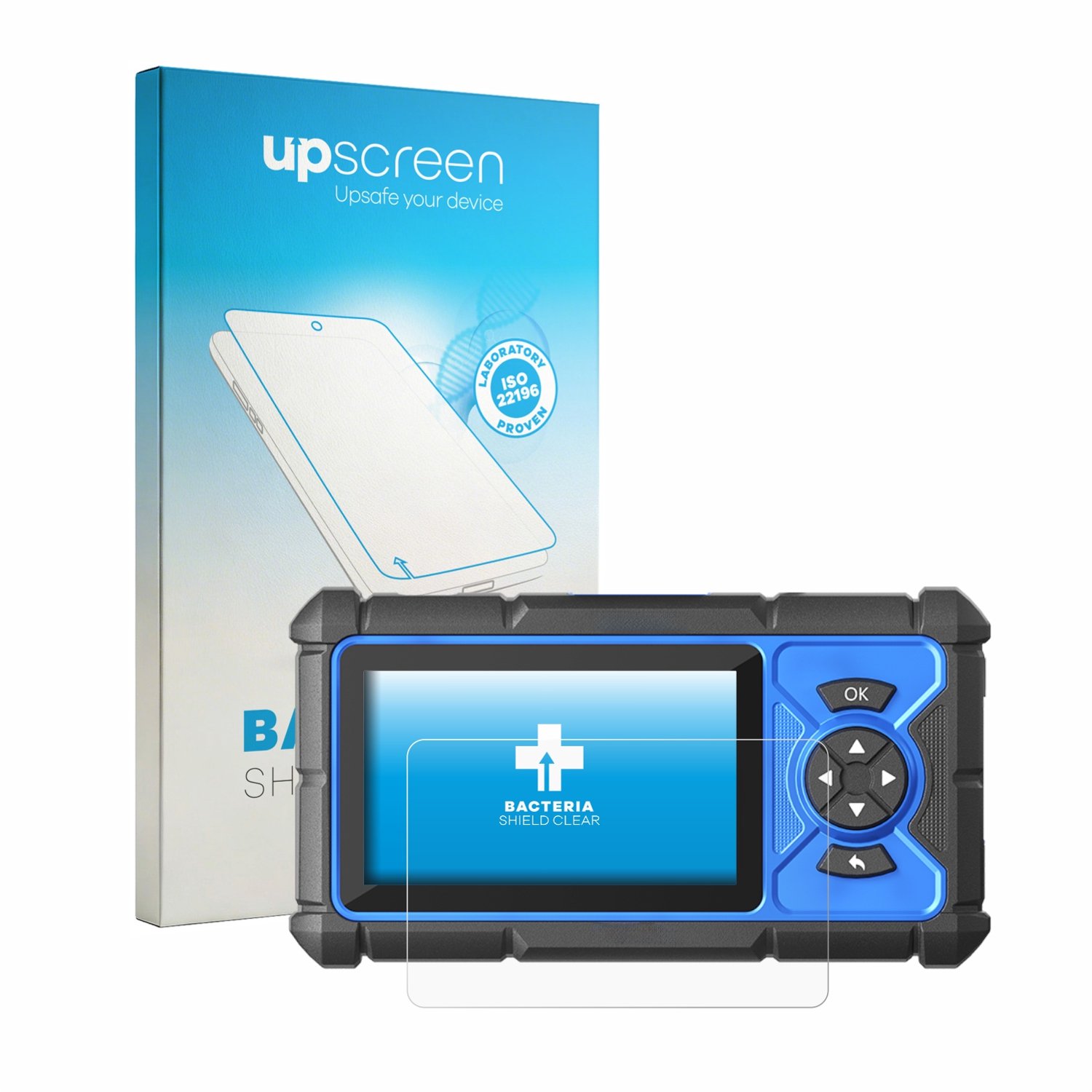 upscreen - Screenprotector voor Topdon ArtiDiag HD - Folie Beschermfolie transparant antibacterieel