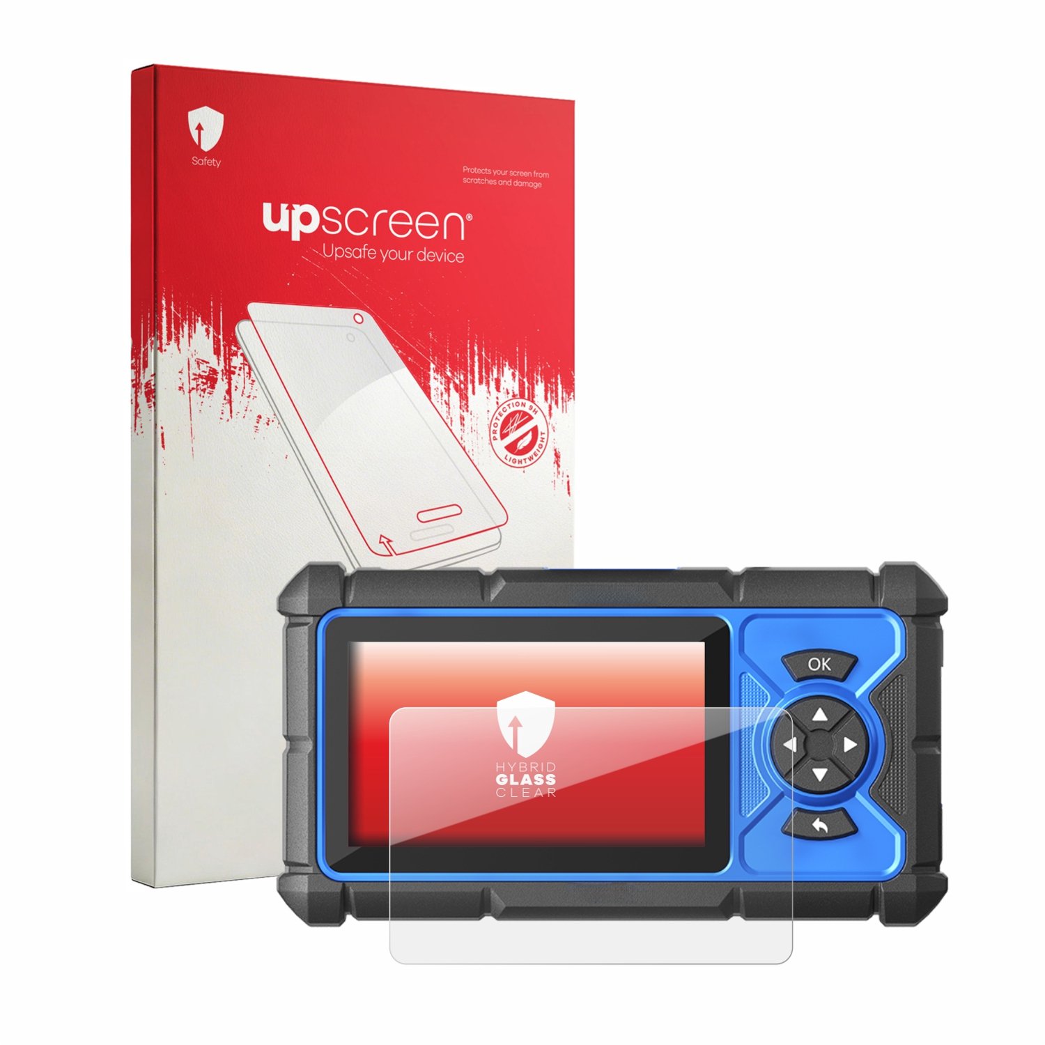 upscreen - Screenprotector voor Topdon ArtiDiag HD - Folie Beschermfolie Beschermglas transparant