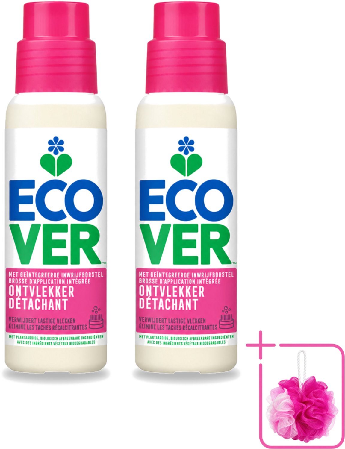 2 x Ecover - Ontvlekkingsmiddel - 200 ml - Bulkverpakking - Ontvlekken - Douchemop - Vlekken verwijderen