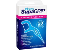 Piksters SupaGRIP Floss Met Houder - 50 stuks