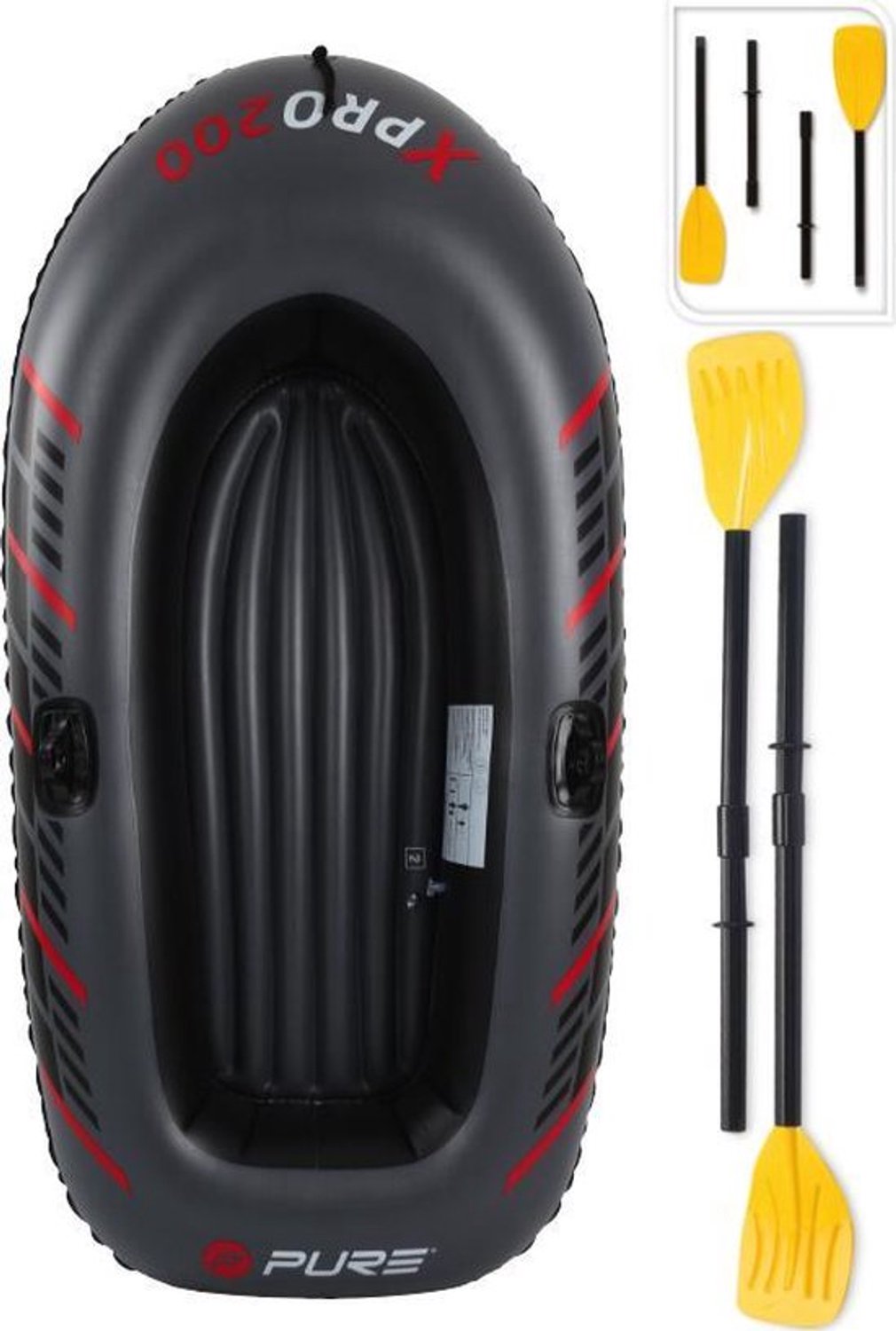 Opblaasbare boot - Xpro 200 - Inclusief peddels - 1-2persoonsboot - 0.51 PSI - Wateractiviteiten