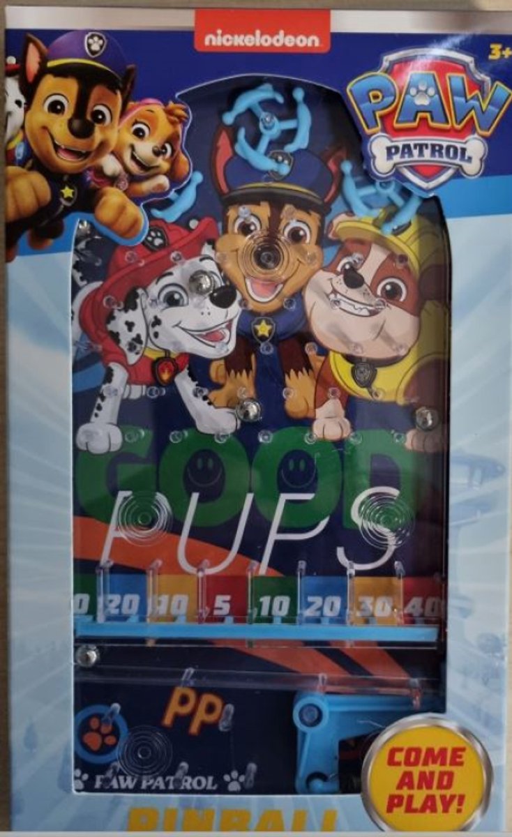 Paw Patrol Mini Flipperkast - Pinball
