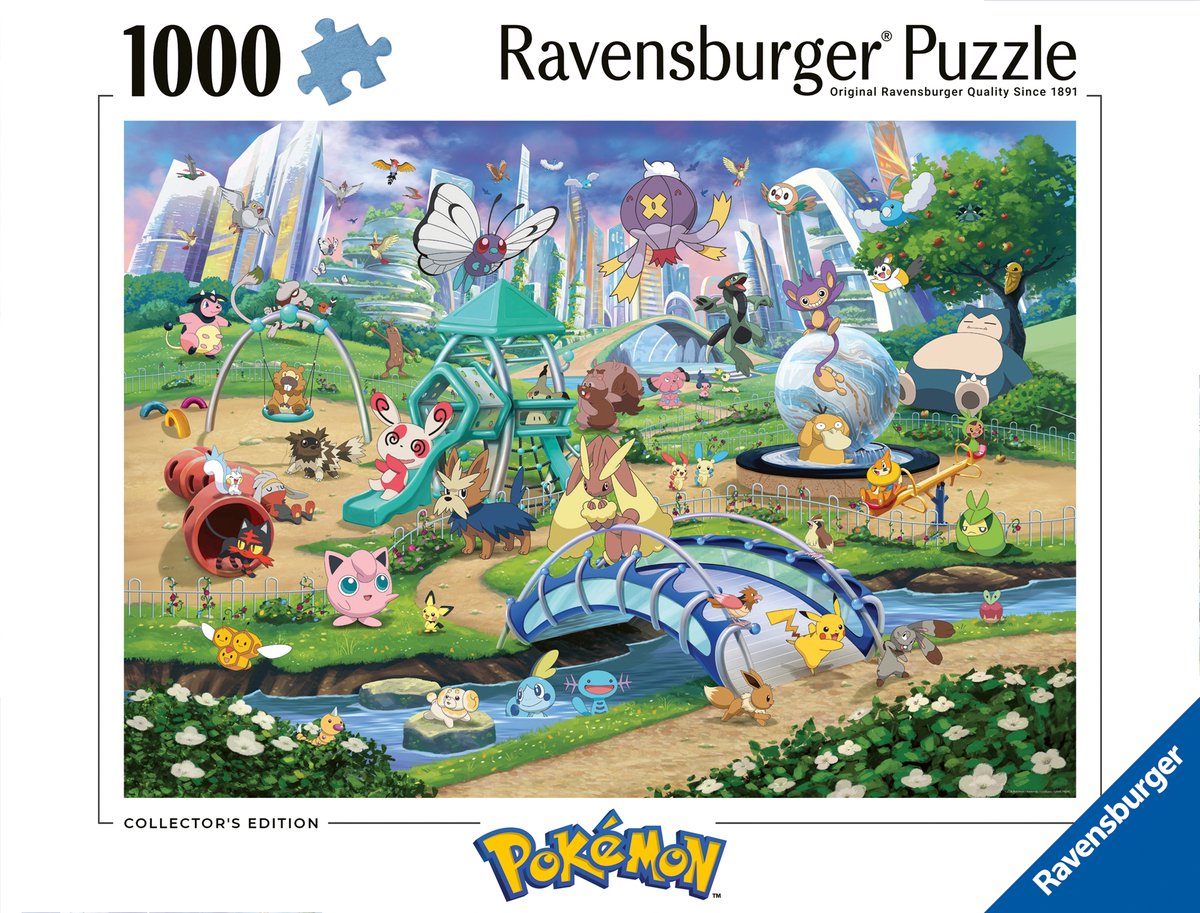 Ravensburger Pokémon Eevee and Park - Legpuzzel - 1000 Stukjes - Vanaf 14 Jaar