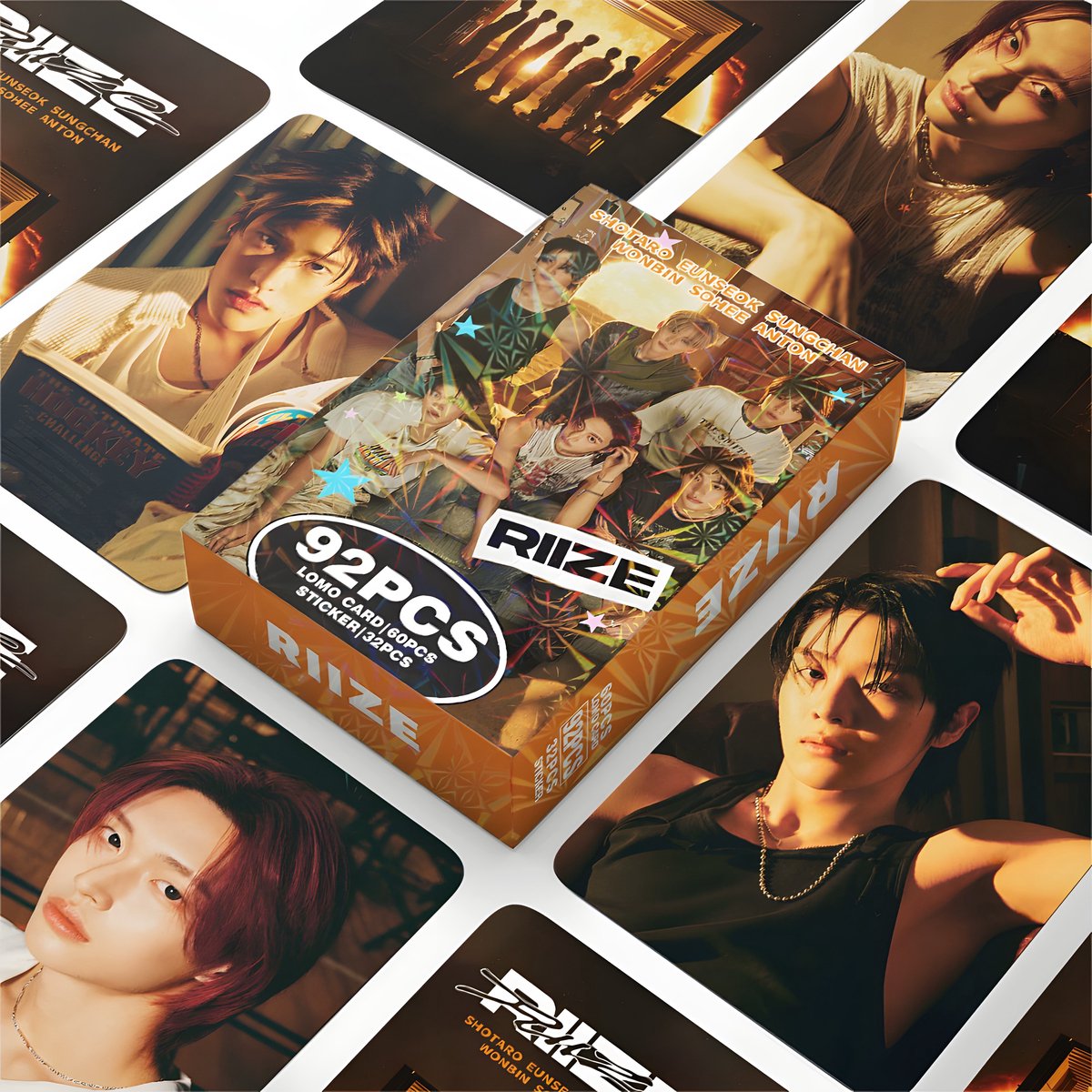 KPOP 92pcs/box RIIZE Holographic Photocard [Fotokaarten]