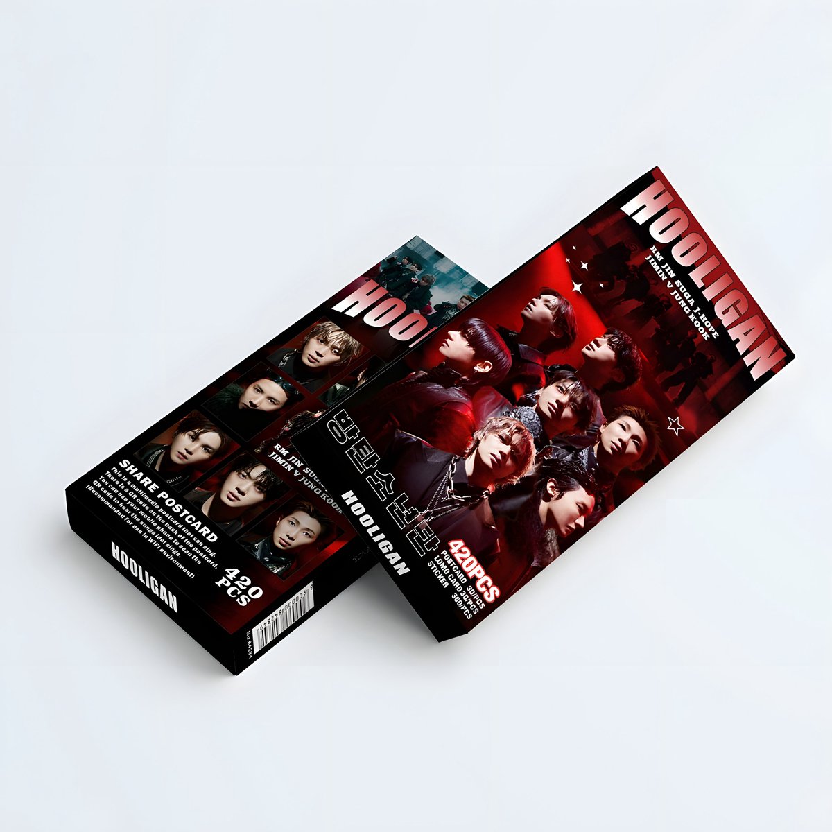 KPOP 420pcs/box BTS Hooligan Share Postcard [Fotokaarten]