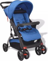 Inklapbare Kinderwagen Buggy Blauw met Bekerhouder - Kinder wagen Buggy