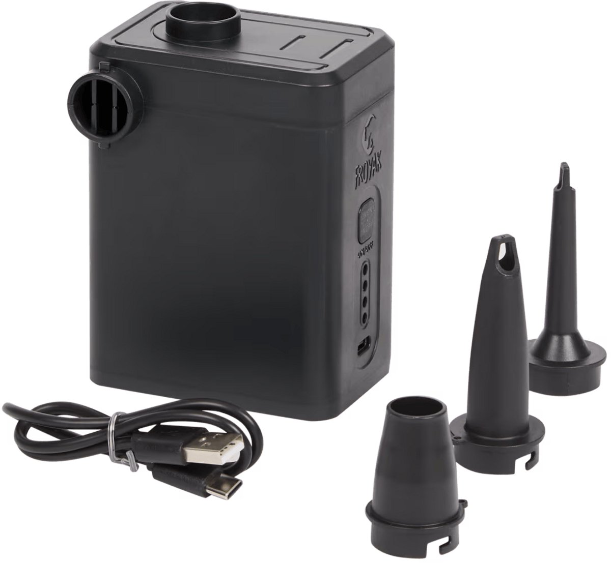 Froyak compacte opblaaspomp - voor op vakantie/kamperen - draadloos - trend 2021!
