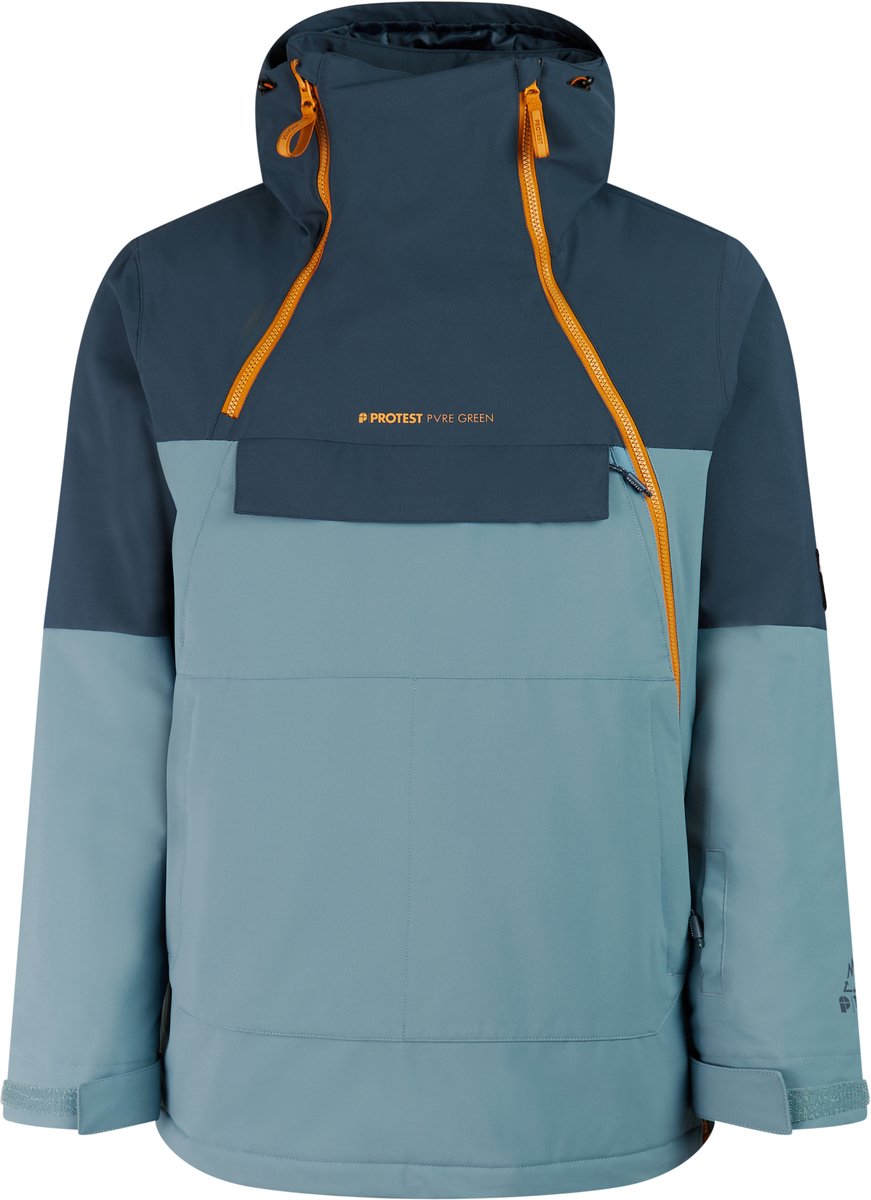 Protest PRTMccoy Skijas Heren Waterkolom 10K Skipasvak Winterjas Blauw