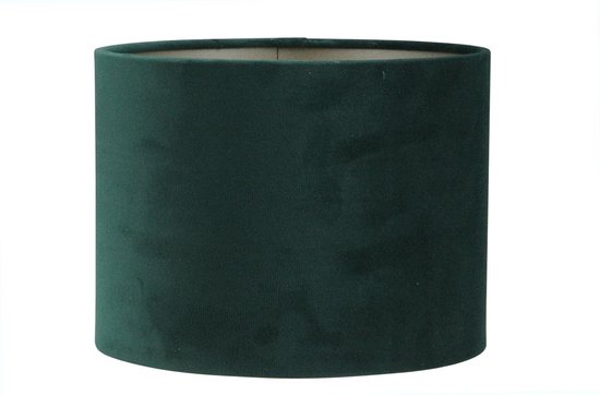 Lampenkap Cilinder - Palermo velours groen - 20x20x15cm | bol