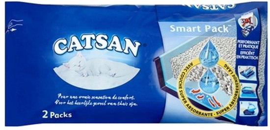 2x Catsan - Smart Pack - 2x4Liter