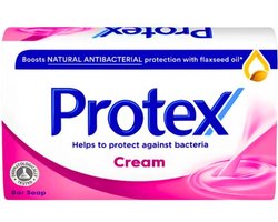 Protex Cream Savon Antibactérien - Pain de Savon Visage et Corps - 90 g