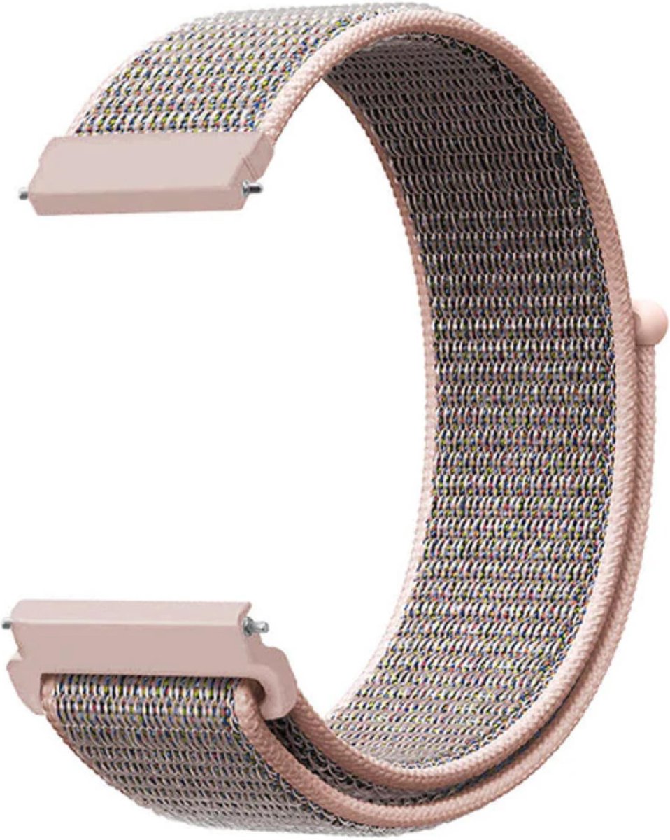 KELERINO. Nylon bandje geschikt voor Samsung Galaxy Active / 42 MM - Roze