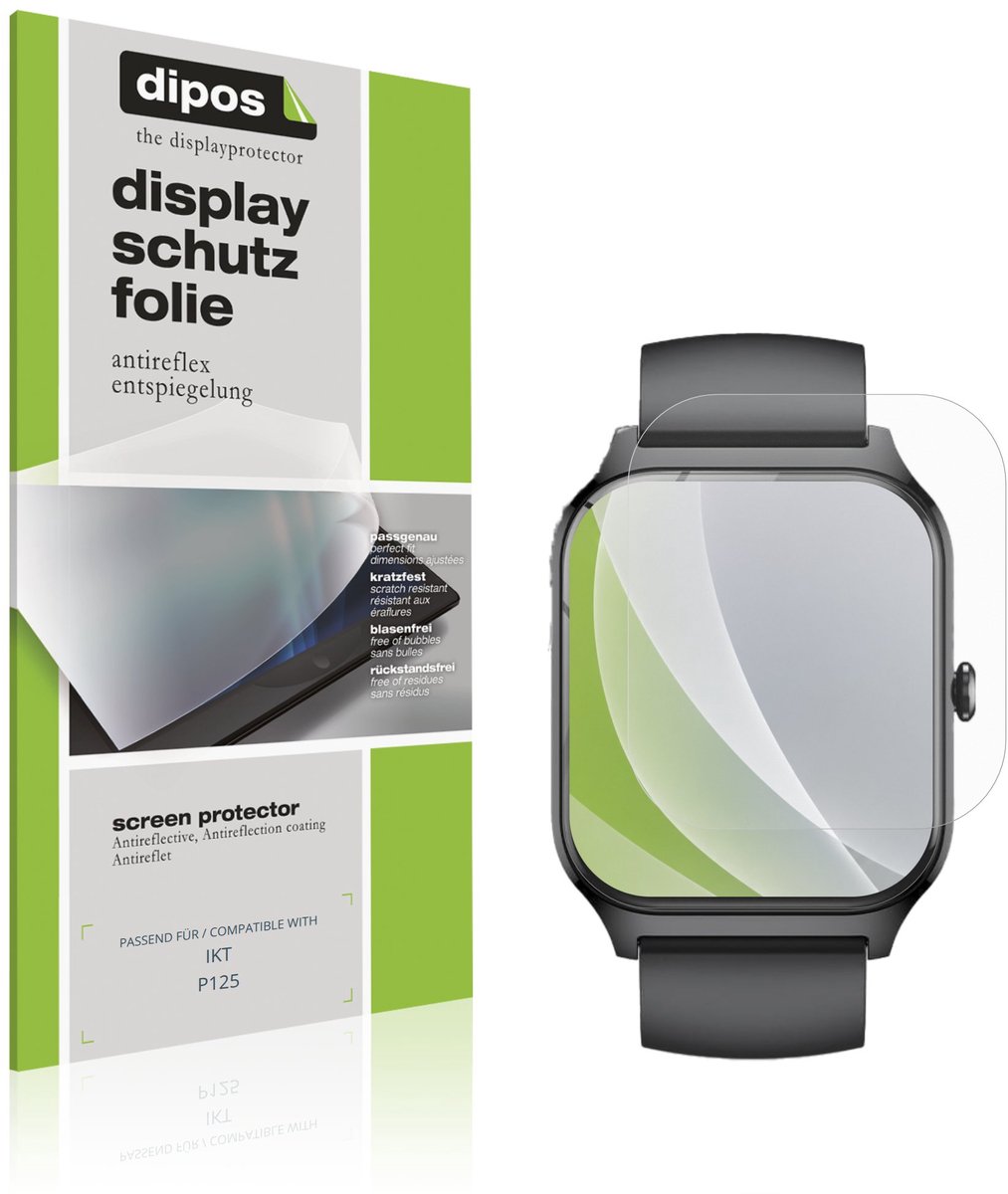 dipos – 6x Matte Beschermfolie geschikt voor IKT P125 | Krasbestendige & antireflecterende Screenprotector Ultra-Thin