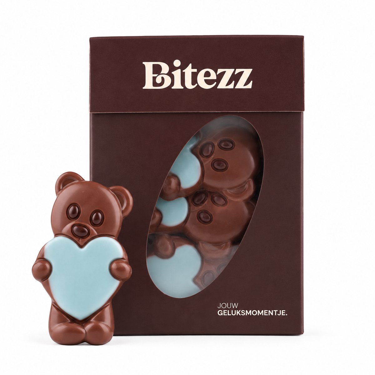 Chocolade beertje blauw 400 gram