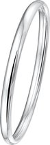 GLAMS - Tube Oval Bangle Dop 5 x 60 mm - Argent
