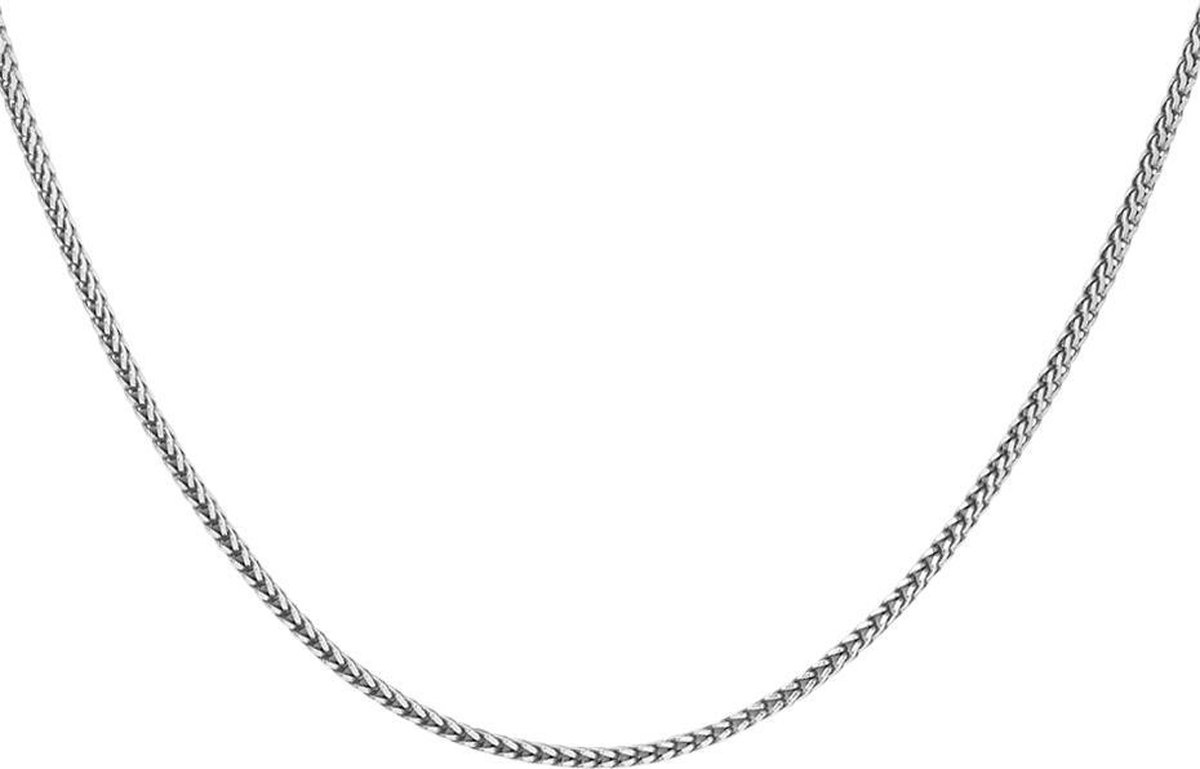 Vigor Ketting Oxi Vossestaart 1,6 mm 50 cm - Zilver