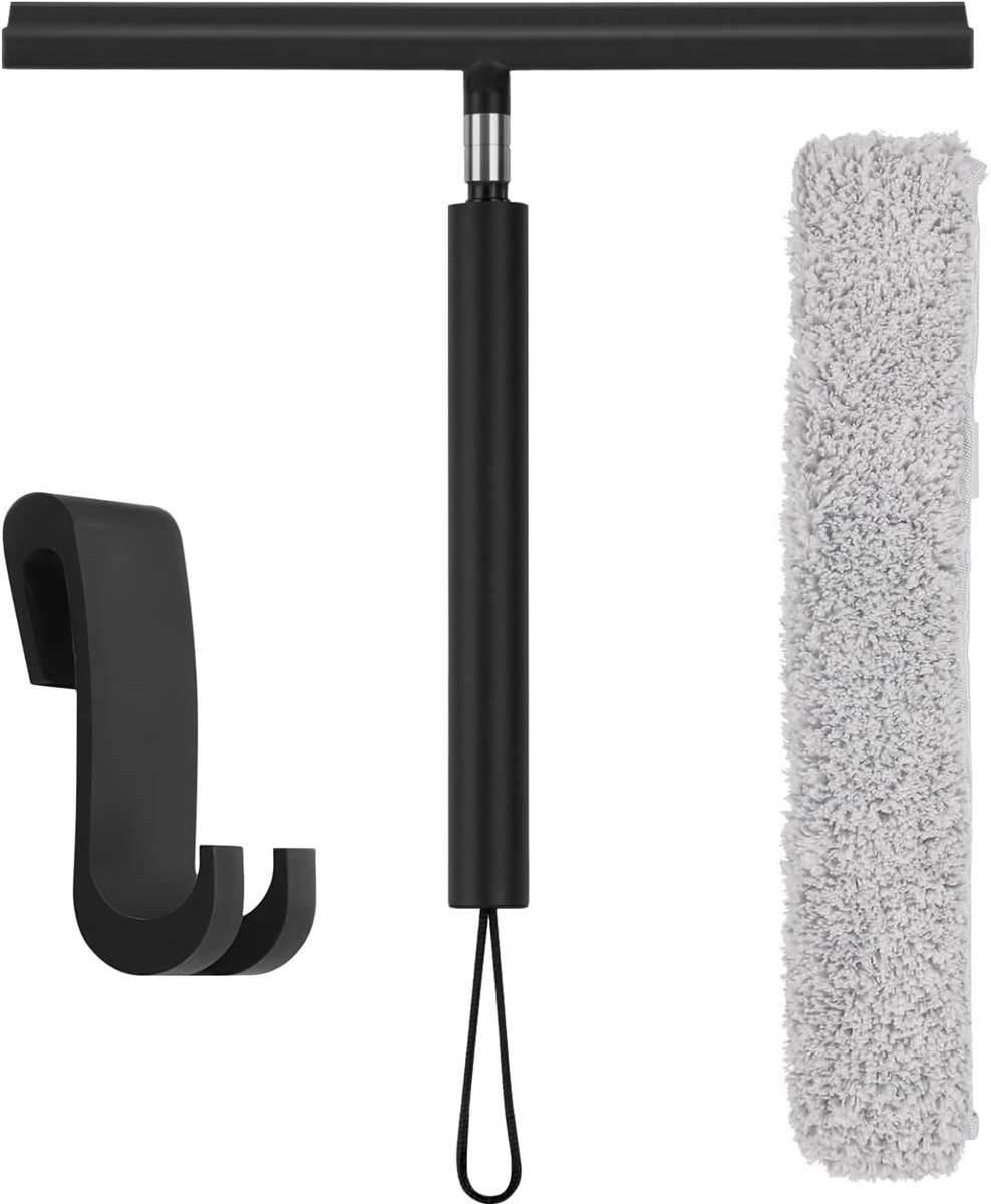 Douchewisser - 120 cm - Verstelbaar - Zwart