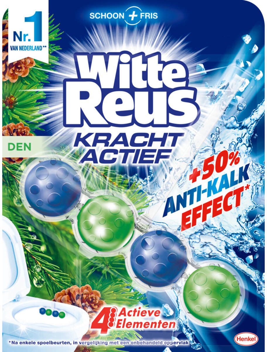 Witte Reus Toiletblok Kracht Actief DEN- 3 stuks