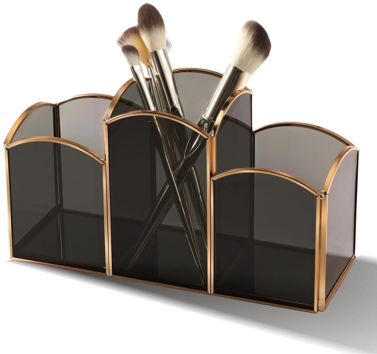 Elzusha - Transparante Make-up Borstel Houder van Glas