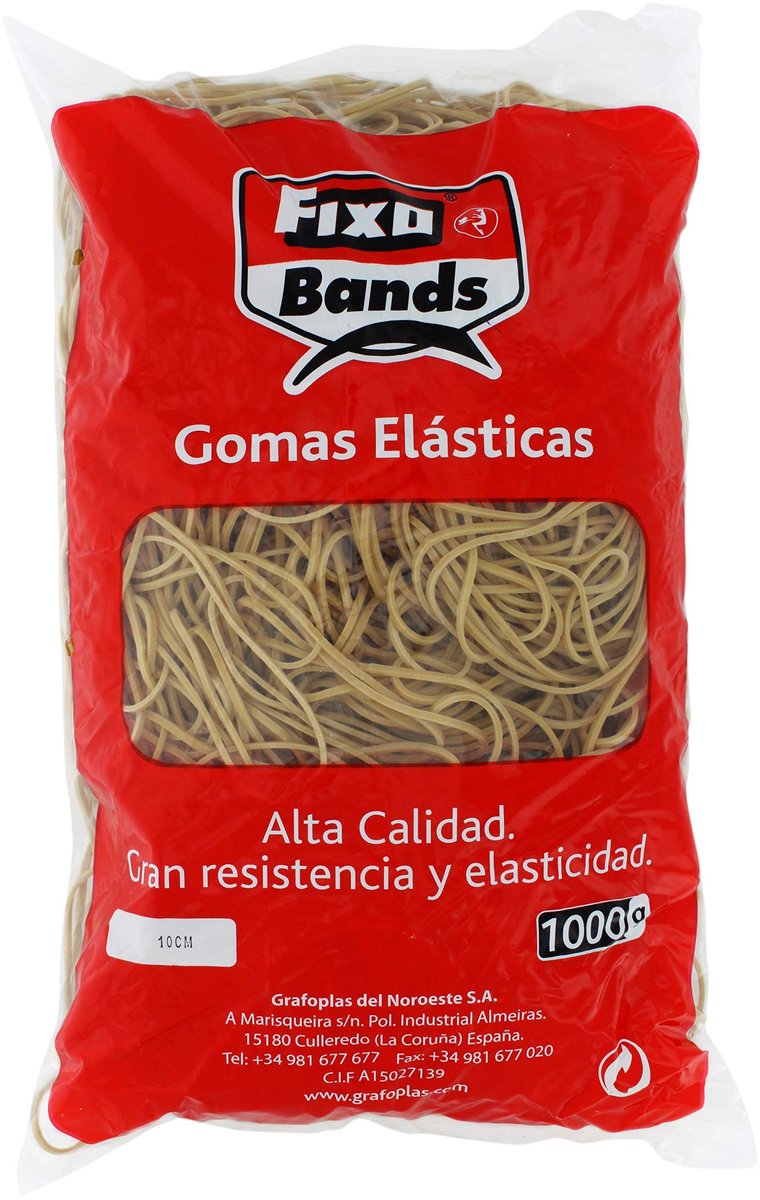 Elzusha - 1 kg Rubber Bands No. 10 in Handige Verpakking