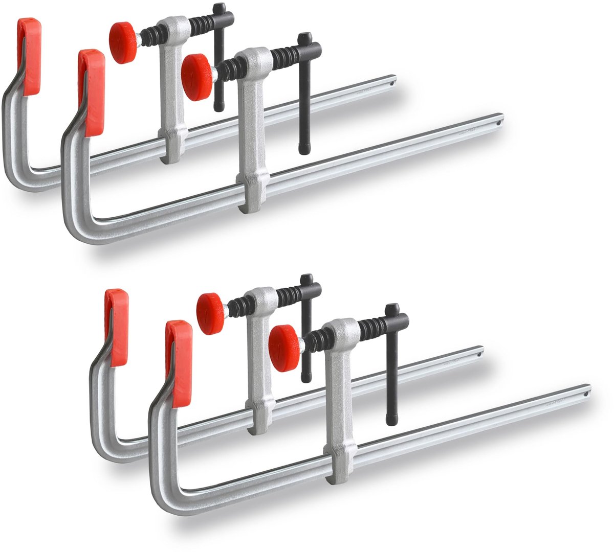Elzusha - Heavy-Duty Bar Klemmen Set van 4 voor Houtbewerking