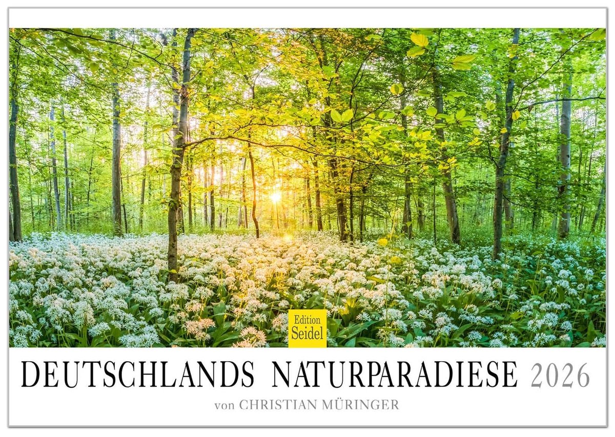 Elzusha - Wandkalender 2026 - A3 formaat met Natuurbeelden van Duitsland
