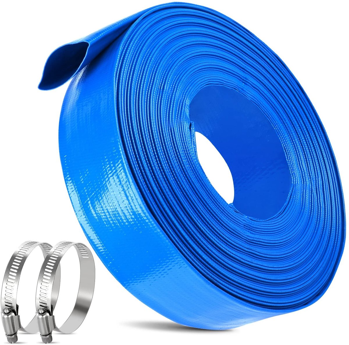 Elzusha - PVC Afvoerslang voor Zwembad 2 inch x 10 meter