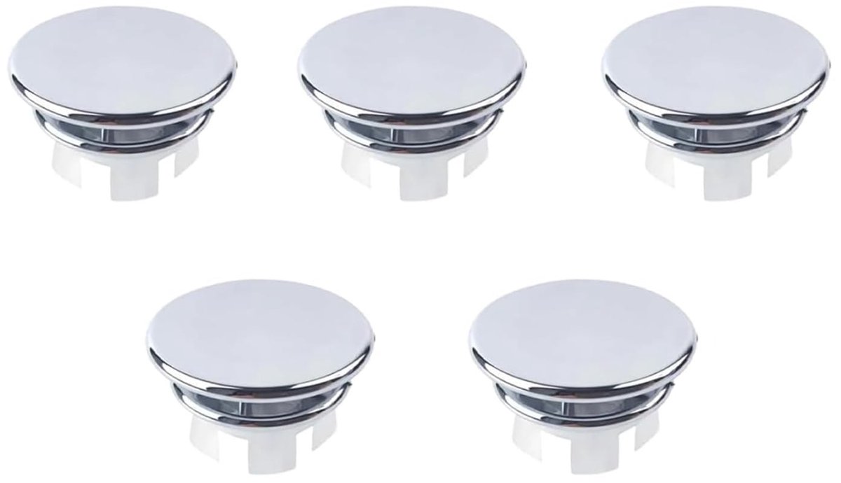 Elzusha - Afvoerstopper - 5 Stuks in Wit