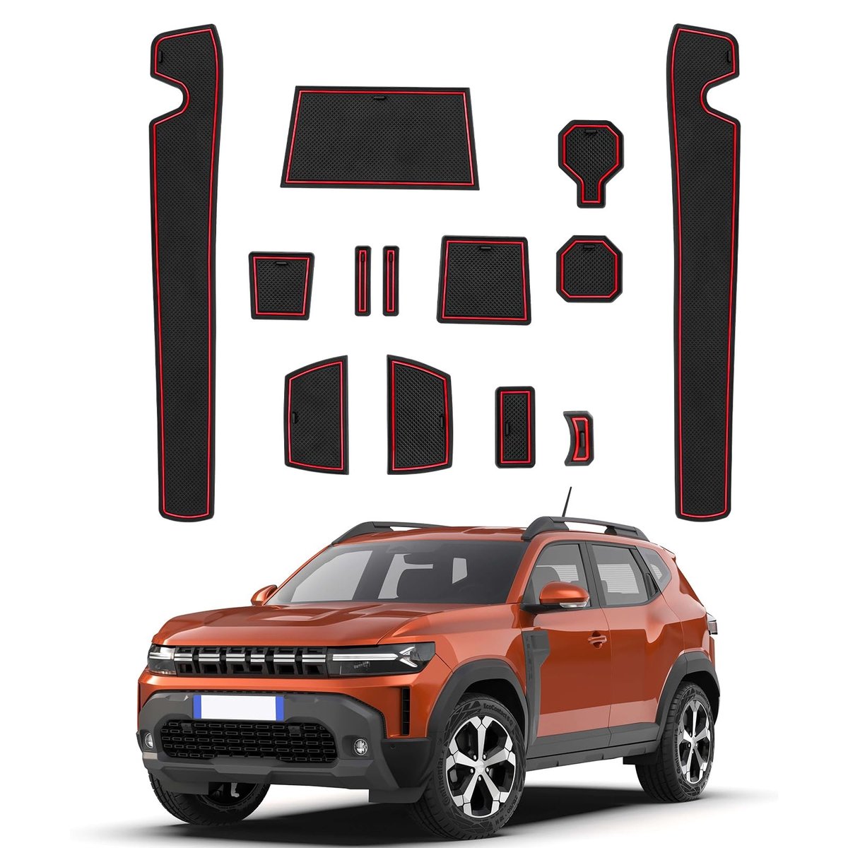 Elzusha - Rubber Mat voor Dacia Duster 3 III 2024 2025 Center Console