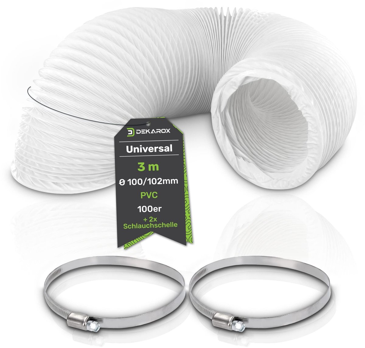 Elzusha - PVC Afvoerslang van 3 m voor Airconditioning en Wasdrogers