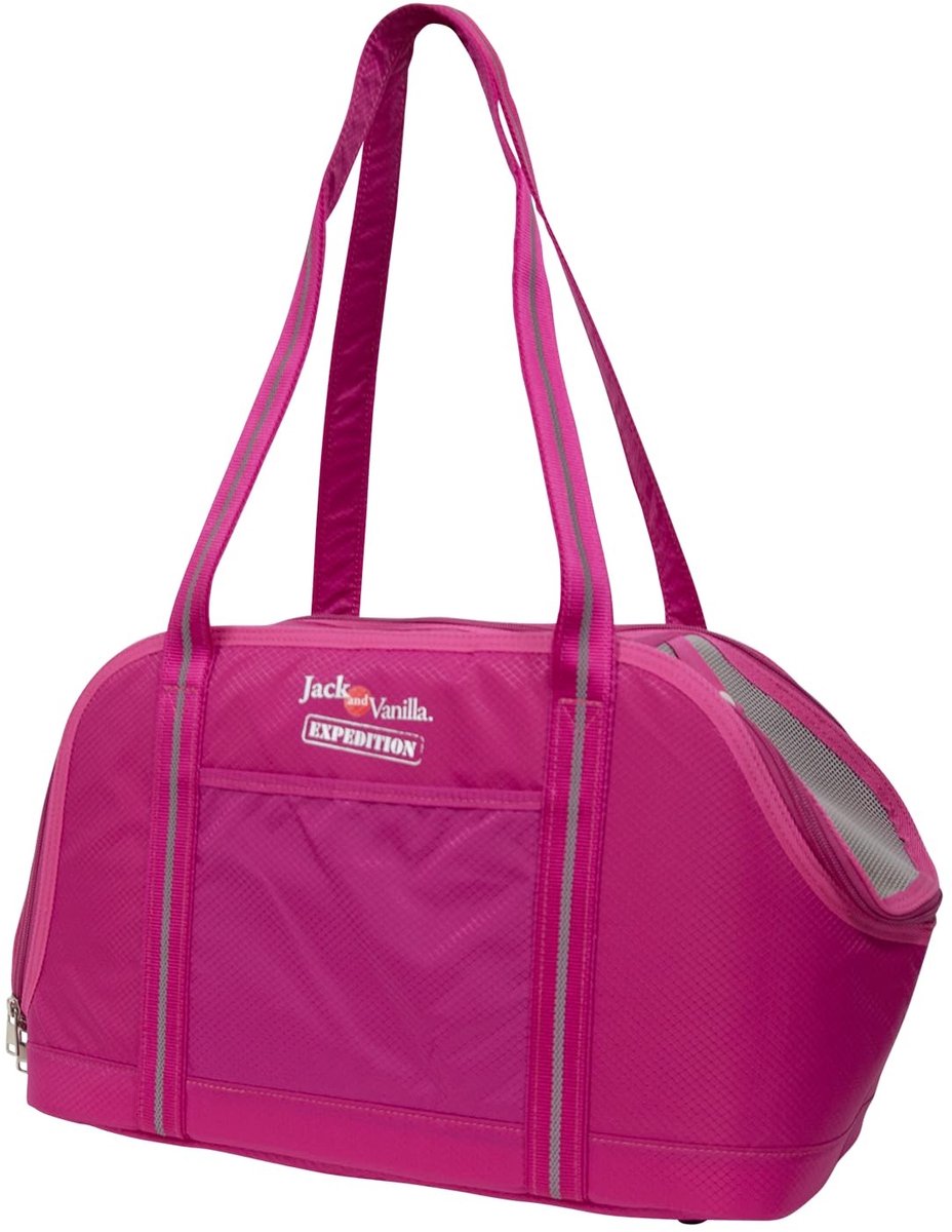 Elzusha - Ergonomische Dierentransportbox - Waterdicht met Opbergzakken - Fuchsia