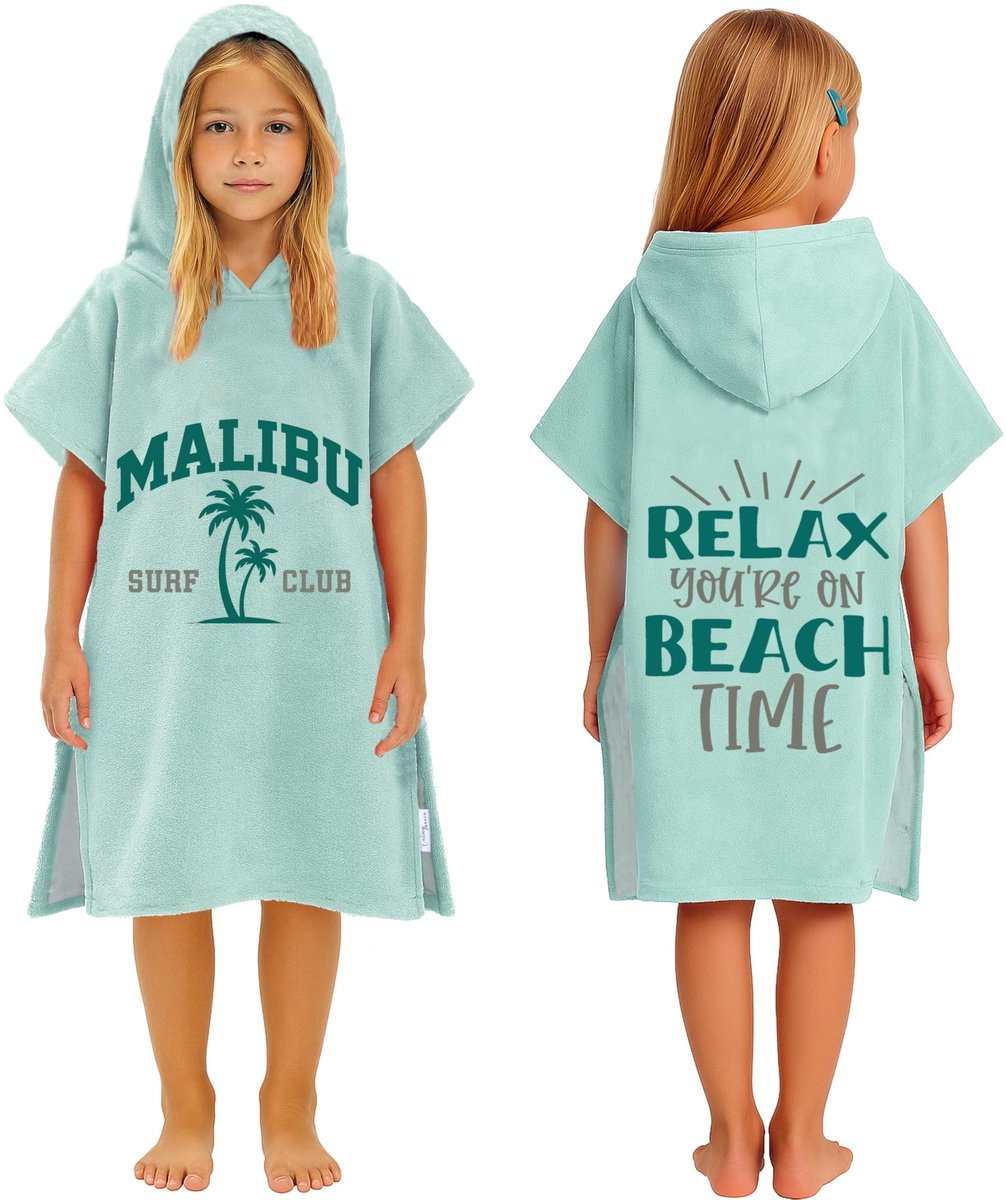 Elzusha - Badponcho voor Kinderen van Katoen met Capuchon