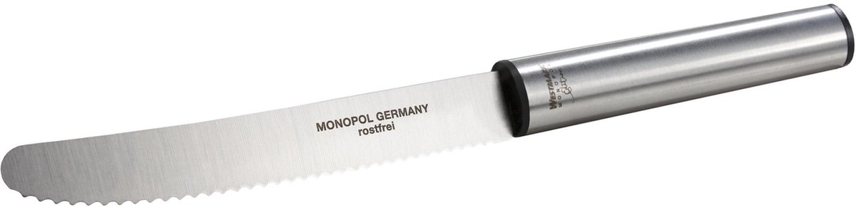 Elzusha - Vesper/Steak Mes - Serrated Blad - 23 cm - Rvs/Plastic - Profi