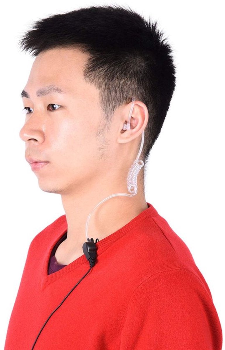 Store_7 - Hoofdtelefoon - Ruisonderdrukking - Transparante Geluidsbuis - Earpiece
