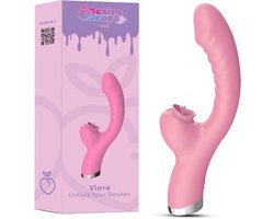 Desiredrops Viora - Rabbit Vibrator met Dubbele Stimulatie