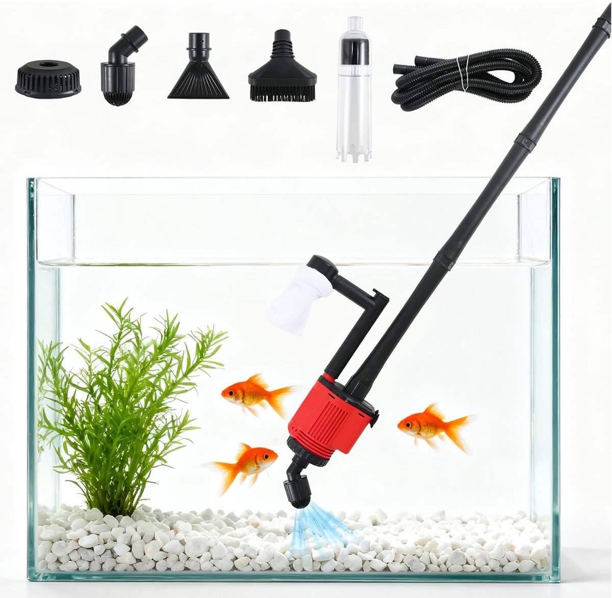 Aquariumgrindreiniger - Aquarium Stofzuiger Grindreiniger - Elektrische Aquariumreiniger - Voor Waterverversing/Het Verwijderen Van Vuil