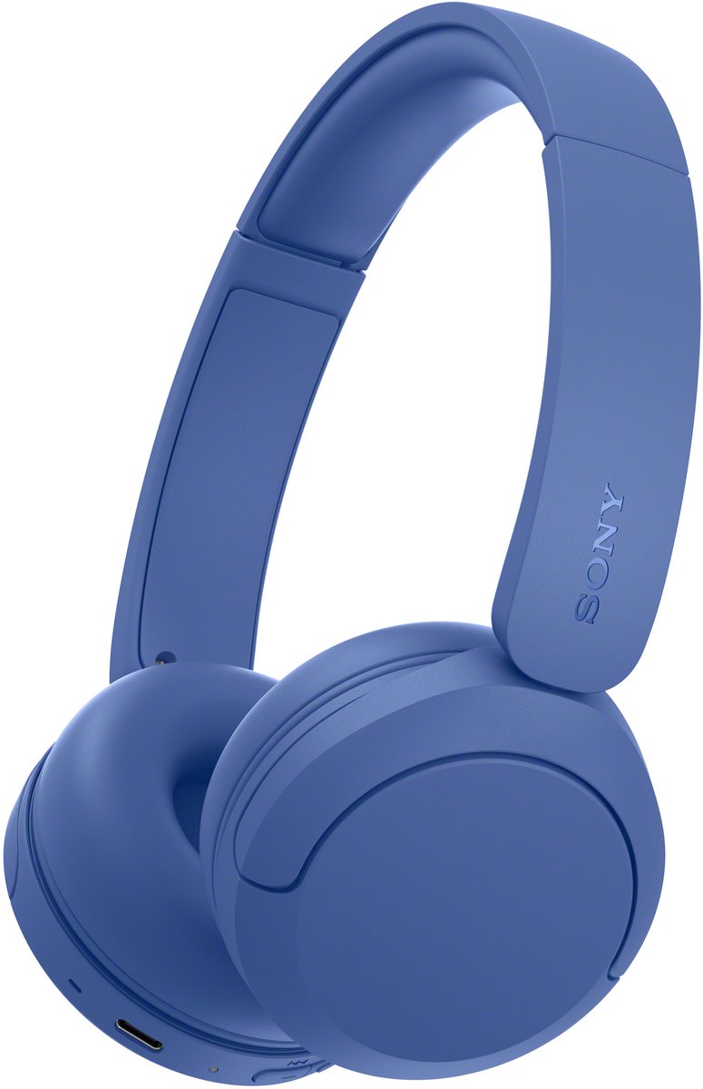 Sony WH-CH535 – Draadloze on-ear koptelefoon - Kobalt blauw