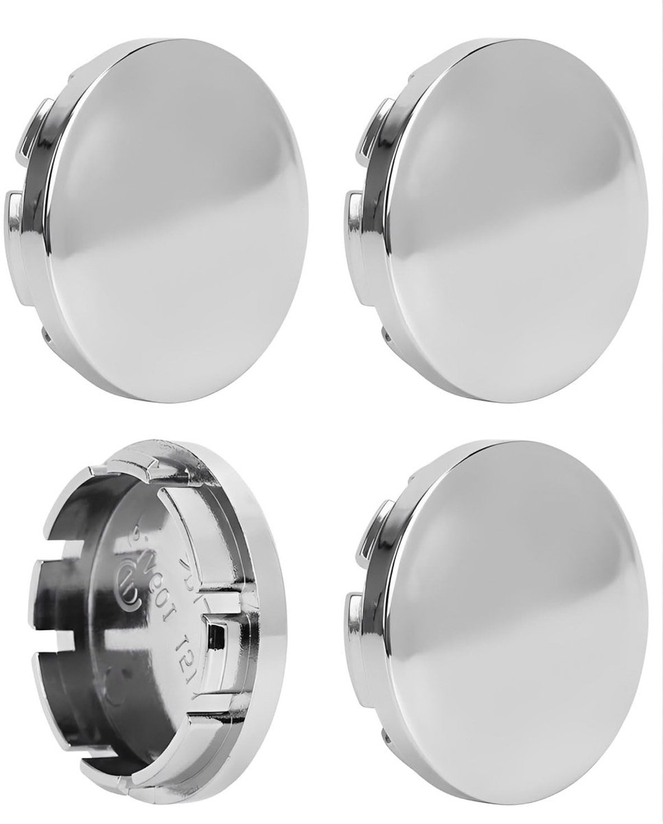 Elzusha - Set van 4 Auto Velgen - Chroom Plated voor standaard maten