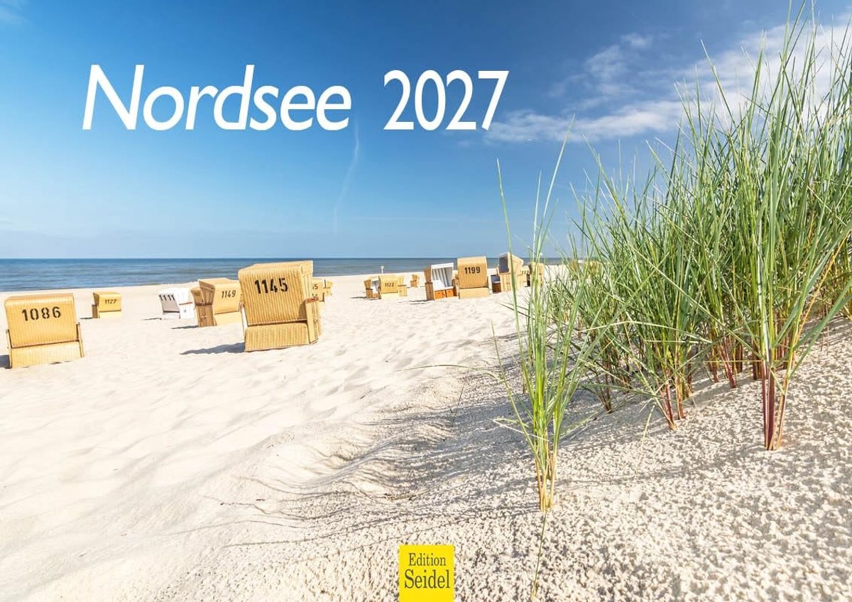 Elzusha - Premium Wandkalender 2027 Noordzee - A4 Formaat