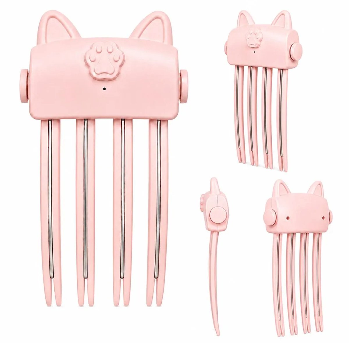 Draadloze volumestyler met keramische haarclip, 3-in-1 krul-, stijl- en volume-stylingtool, USB-C oplaadpoort, Geschikt voor vrouwen.