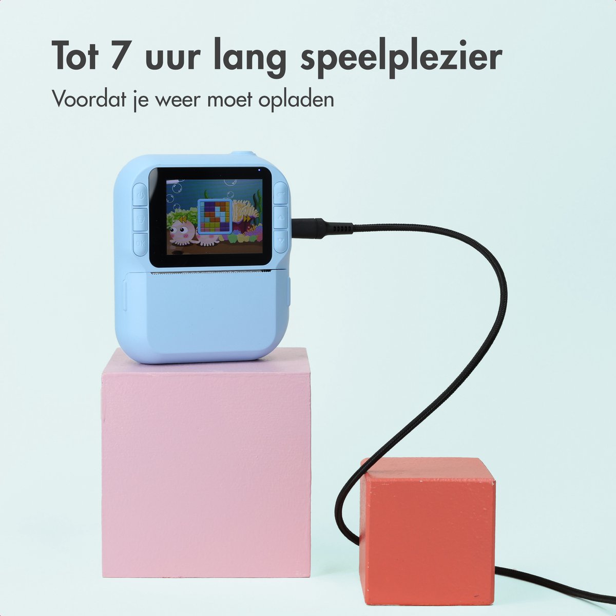 imoshion Kids Camera met Fotoprinter met 10-pack Printpapier - Blauw — cadeau in Spellen & Speelgoed - foto 7