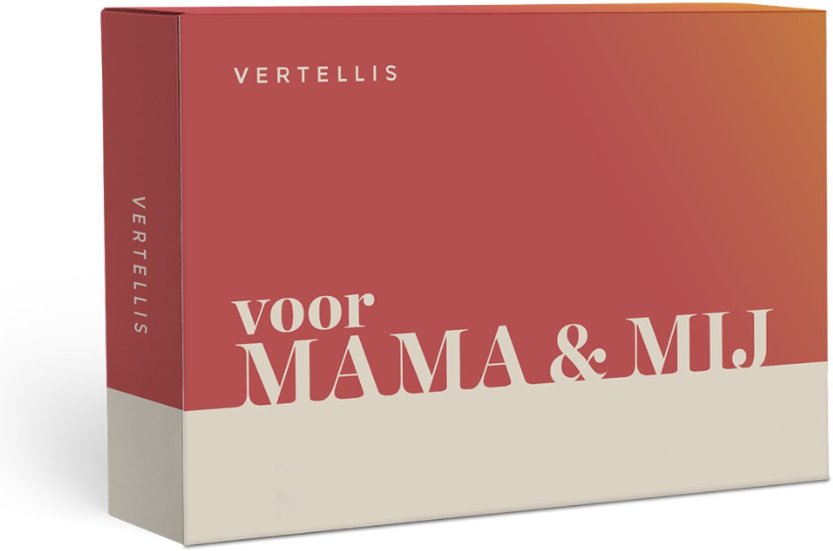 Vertellis Voor Mama en Mij Kaartendeck - Moederdag Cadeau voor Mama - Gesprekskaarten voor Moeder en Dochter of Zoon - Samen Verbinden een Heel Jaar Lang