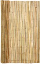 Bamboebaas® bamboemat gespleten - B500 x H200 cm - Naturel - Natuurlijke afscheiding - Schutting op rol - Duurzaam bamboe - Meer privacy - Tuin & balkon - Eenvoudige montage