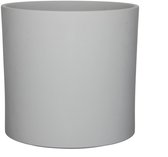 Mica Decorations Era Bloempot - H31 x Ø33 cm - Ruw - Lichtgrijs
