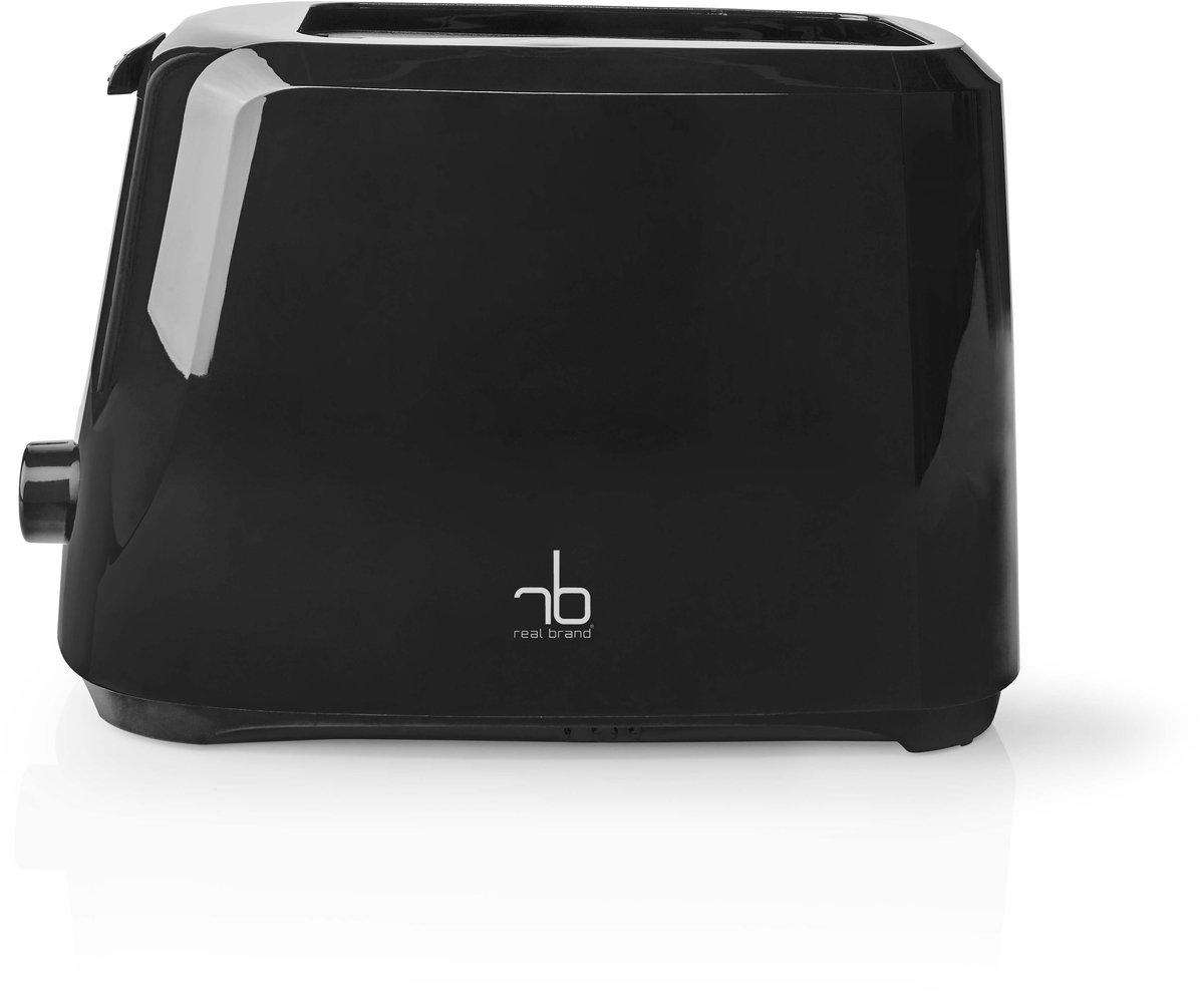 RB Projects Compacte Broodrooster - 700W - 2 Sleuven - Zwart - 50/60 Hz